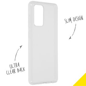 Accezz Clear Backcover Samsung Galaxy A72 - Transparant