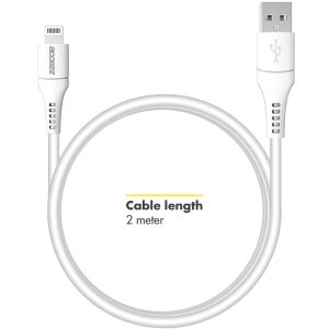 Accezz Lightning naar USB kabel - MFi certificering - 2 meter - Wit