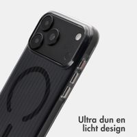 Accezz Lite Backcover met MagSafe | Fluted | Apple iPhone 18 Pro Max / 17 Pro Max - Smokey Clear