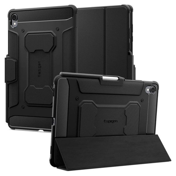Spigen Rugged Armor Pro Bookcase Samsung Galaxy Tab S11 - Zwart
