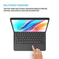Fixed Typee QWERTY keyboard case iPad 11 (2025) 11 inch / iPad 10 (2022) 10.9 inch - Zwart