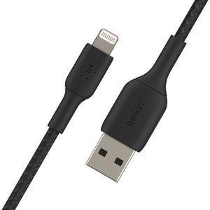 Belkin Boost↑Charge™ Braided Lightning naar USB kabel - 1 meter - Zwart