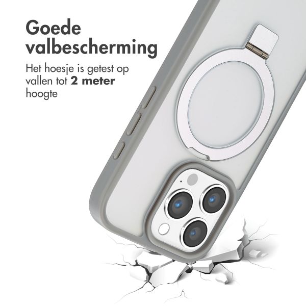 Accezz Ring Stand Backcover met MagSafe iPhone 16 Pro Max - Grey