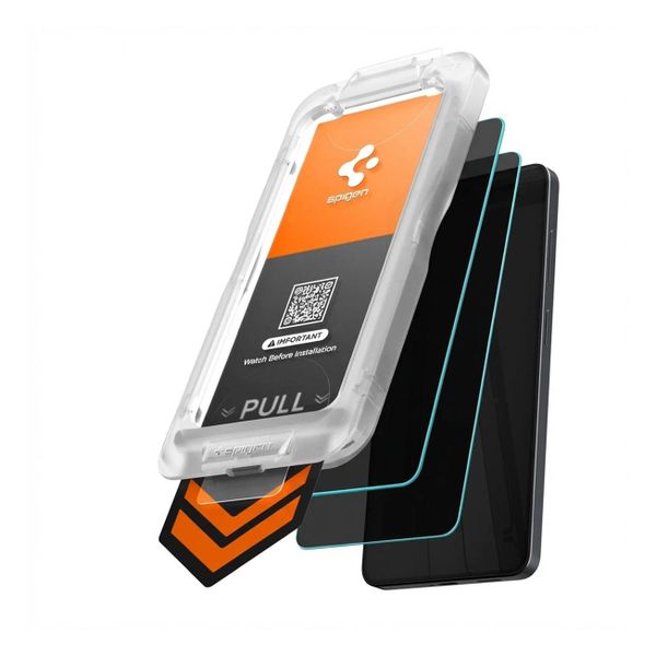 Spigen GLAStR Privacy EZ Fit Screenprotector + Applicator - 2-pack Samsung Galaxy S26 Plus
