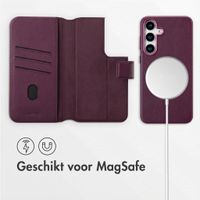 Accezz Leather Bookcase 2-in-1 met MagSafe Samsung Galaxy S25 Plus - Heath Purple