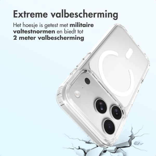 Accezz Xtreme Impact Backcover met MagSafe Apple iPhone 18 Pro / 17 Pro - Transparant