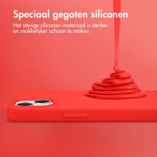 Accezz Liquid Silicone Backcover Motorola Moto E20 - Rose Red
