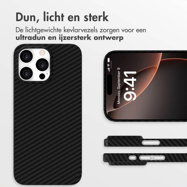 Accezz MagSafe Kevlar Backcover Apple iPhone 16 Pro Max - Black