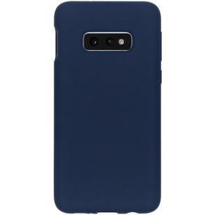 Accezz Liquid Silicone Backcover Samsung Galaxy S10e - Donkerblauw