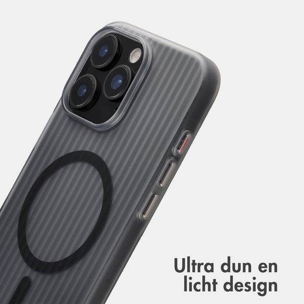 Accezz Lite Backcover met MagSafe | Fluted | Apple iPhone 16 Pro Max - Smokey Matte