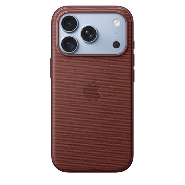Apple TechWoven Case met MagSafe Apple iPhone 18 Pro - Burgundy