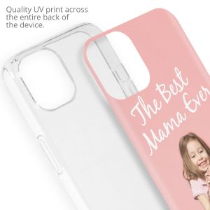 Ontwerp je eigen iPhone 13 gel hoesje - Transparant