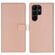 Selencia Echt Lederen Bookcase Samsung Galaxy S23 Ultra - Dusty Pink