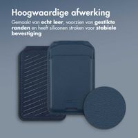 Accezz Leren Wallet met standaard voor MagSafe - Nightfall Blue