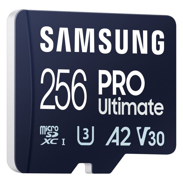 Samsung PRO Ultimate microSD - 256GB - inclusief SD adapter - UHS-I/U3/Full HD/4K UHD