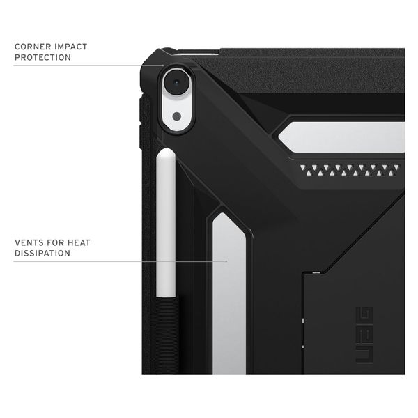 UAG Scout Plus Backcover met stand Apple iPad Air 11 inch (2026) M4 / (2025) M3 / (2024) M2 - Black
