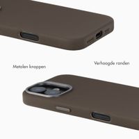 Accezz Mesh Backcover met MagSafe Apple iPhone 16 - Bruin