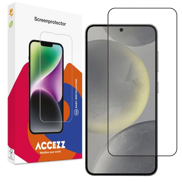 Accezz Gehard Glas Full Cover Screenprotector Samsung Galaxy S25 / S24