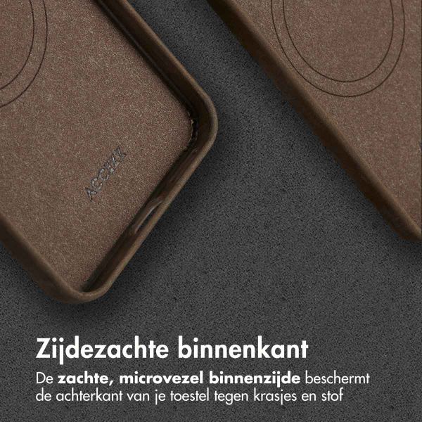 Accezz Vintage Leather Magsafe Backcover Samsung Galaxy A56 - Rustic Brown