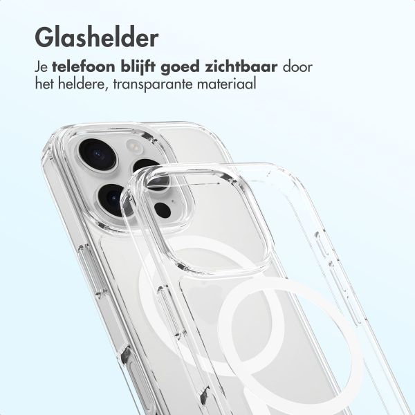 Accezz Xtreme Impact Backcover met MagSafe Apple iPhone 16 Pro - Transparant