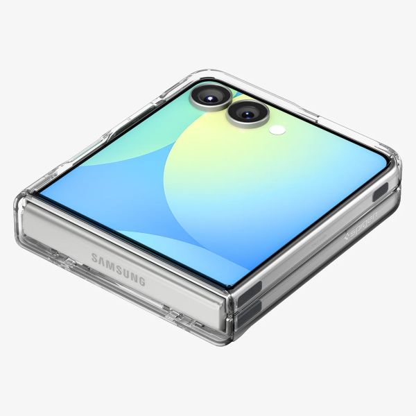 Spigen Ultra Hybrid Pro MagFit Backcover Samsung Galaxy Z Flip 7 - Clear / White