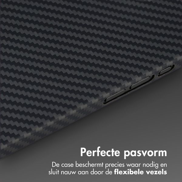 Accezz MagSafe Kevlar® Backcover Apple iPhone 17e / 16e - Zwart