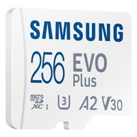 Samsung EVO Plus microSD 2024 - 265GB - inclusief SD Adapter - UHS-I/U3/Full HD/4K UHD