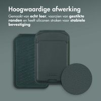 Accezz Leren Wallet met standaard voor MagSafe - Cedar Green