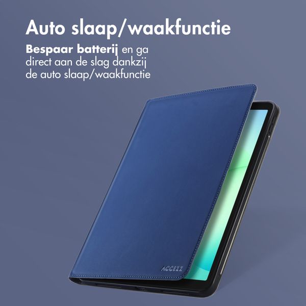 Accezz Classic Tablet Case Samsung Galaxy Tab A11 - Donkerblauw