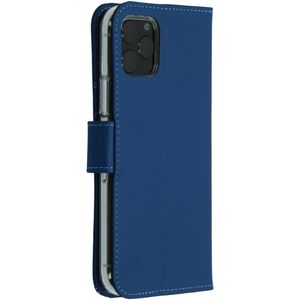 Accezz Wallet Softcase Bookcase iPhone 11 Pro - Blauw