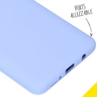 Accezz Liquid Silicone Backcover Samsung Galaxy A51 - Paars