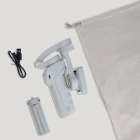 Selencia Gimbal Stabilizer met LED lamp - Slimme tracking - Tripod - Cosy Grey