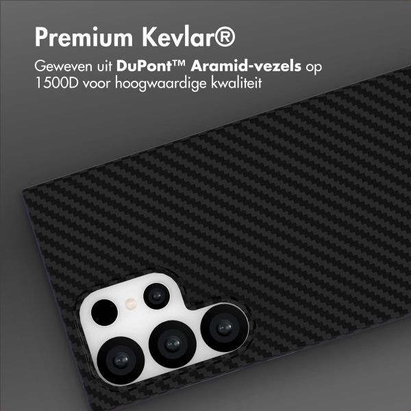 Accezz MagSafe Kevlar Backcover Samsung Galaxy S24 Ultra - Black