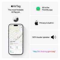 Apple AirTag (2nd generation) 4-pack - Wit