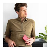 Selencia Echt Leren Bookcase Apple iPhone SE (2016) / 5 / 5s - Rood