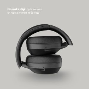 Selencia Urban Play Bluetooth Headphones met Opbergcase - Draadloze koptelefoon Over-Ear - met Active Noise Cancelling - Midnight Black