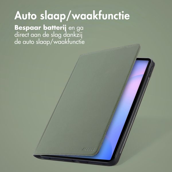 Accezz Classic Tablet Case Samsung Galaxy Tab S10 FE Plus - Groen