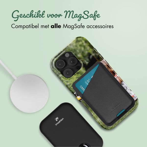Ontwerp je eigen tough case met MagSafe Apple iPhone 16 Pro - Zwart