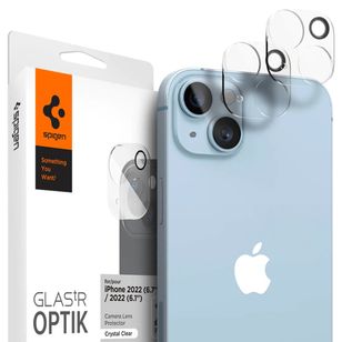 Spigen GLAStR EZ Fit Optik Camera Protector 2 Pack iPhone 14 / 14 Plus - Crystal Clear