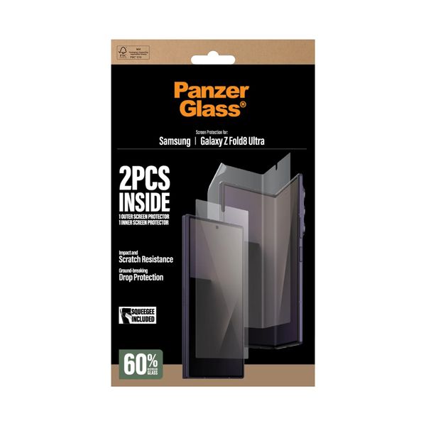 PanzerGlass Screenprotector Glass & Film Samsung Galaxy Z Fold 8 Ultra