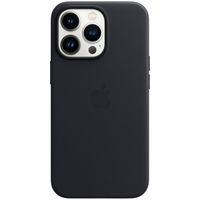 Apple Leather Backcover MagSafe Apple iPhone 13 Pro - Midnight