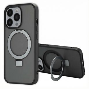 Accezz Ring Stand Backcover met MagSafe Apple iPhone 13 Pro - Zwart