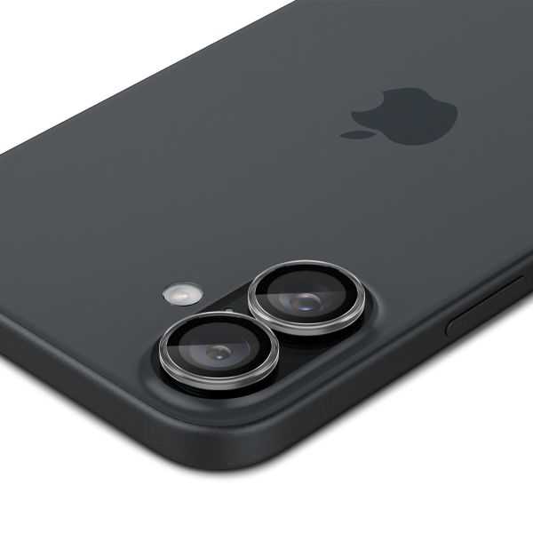 Spigen GLAStR EZ Fit Optik Pro Camera Protector 2 Pack Apple iPhone 16 / 16 Plus - Black