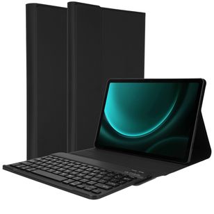 Accezz QWERTY Bluetooth Keyboard Bookcase Samsung Galaxy Tab S9 FE 10.9 inch