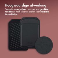 Accezz Leren Wallet met standaard voor MagSafe - Onyx Black