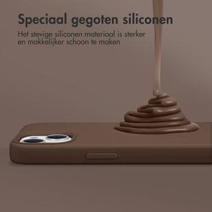 Accezz Liquid Silicone Backcover met MagSafe Samsung Galaxy S26 Ultra - New Tea Brown