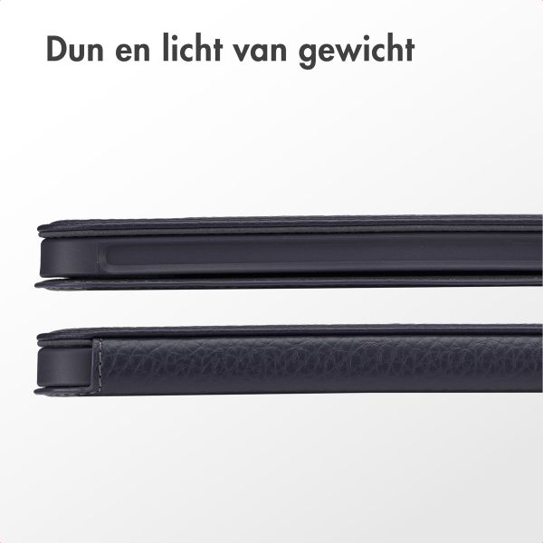 Accezz Trifold Bookcase iPad Mini 7 (2024) / iPad Mini 6 (2021) - Donkerblauw