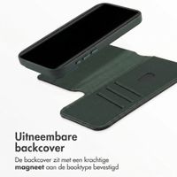 Accezz Leather Bookcase 2-in-1 met MagSafe Apple iPhone 18 Pro / 17 Pro - Cedar Green