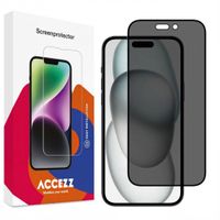 Accezz Gehard Glas Privacy Screenprotector Apple iPhone 14 Pro / 15 / 16