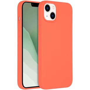 Accezz Liquid Silicone Backcover met MagSafe iPhone 14 Plus - Nectarine